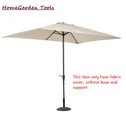 Tampa exterior do dossel do parasol, roupa do guarda-chuva para o pátio, associação, abrigo da sombra do sol, nenhum osso e suporte, jardim, 2m x 3 m, 2m x 2m