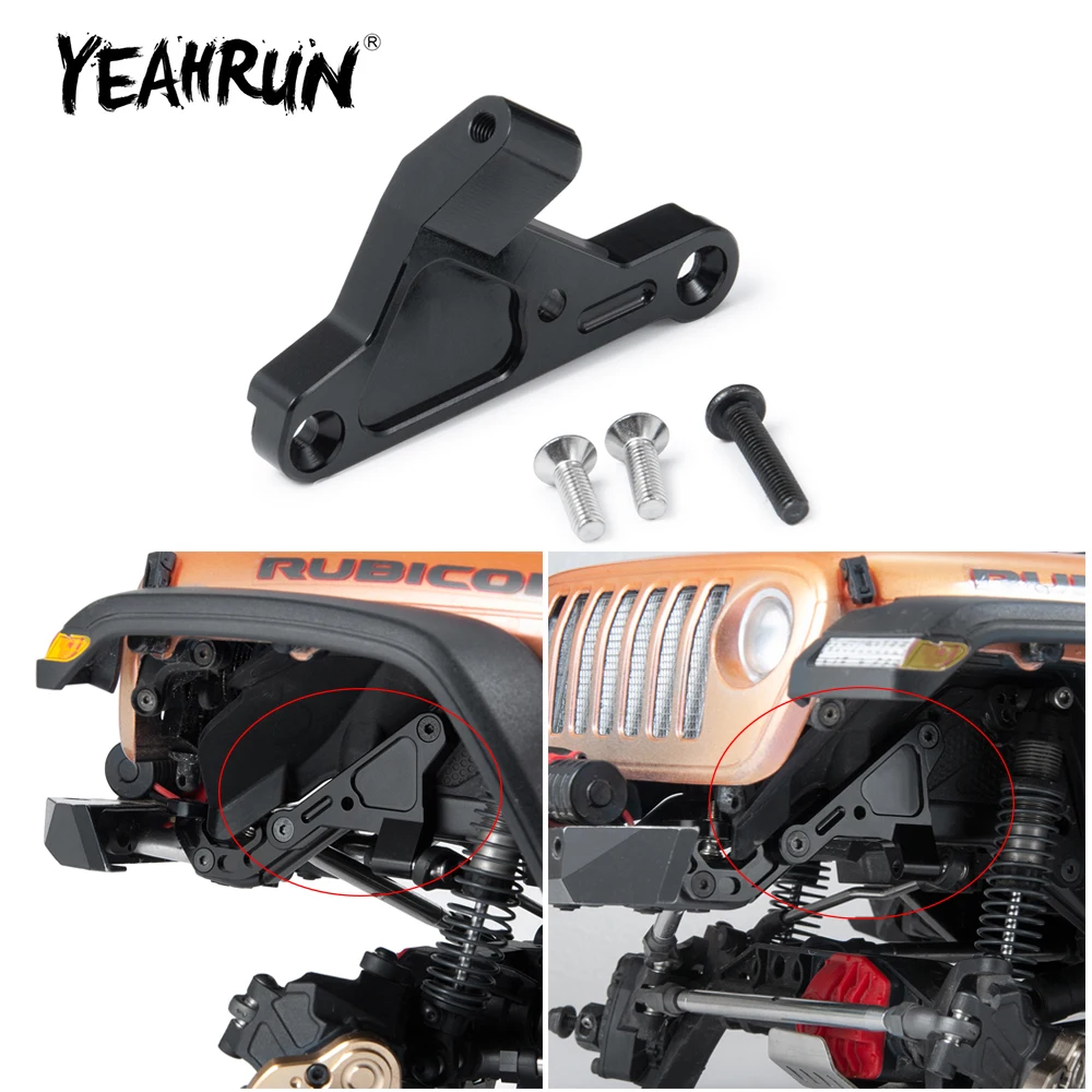 YEAHRUN 6061 CNC Aluminum Metal Panhard Mount for Axial SCX10 III AXI03007 1/10 RC Crawler Car Upgrade Parts Accessories