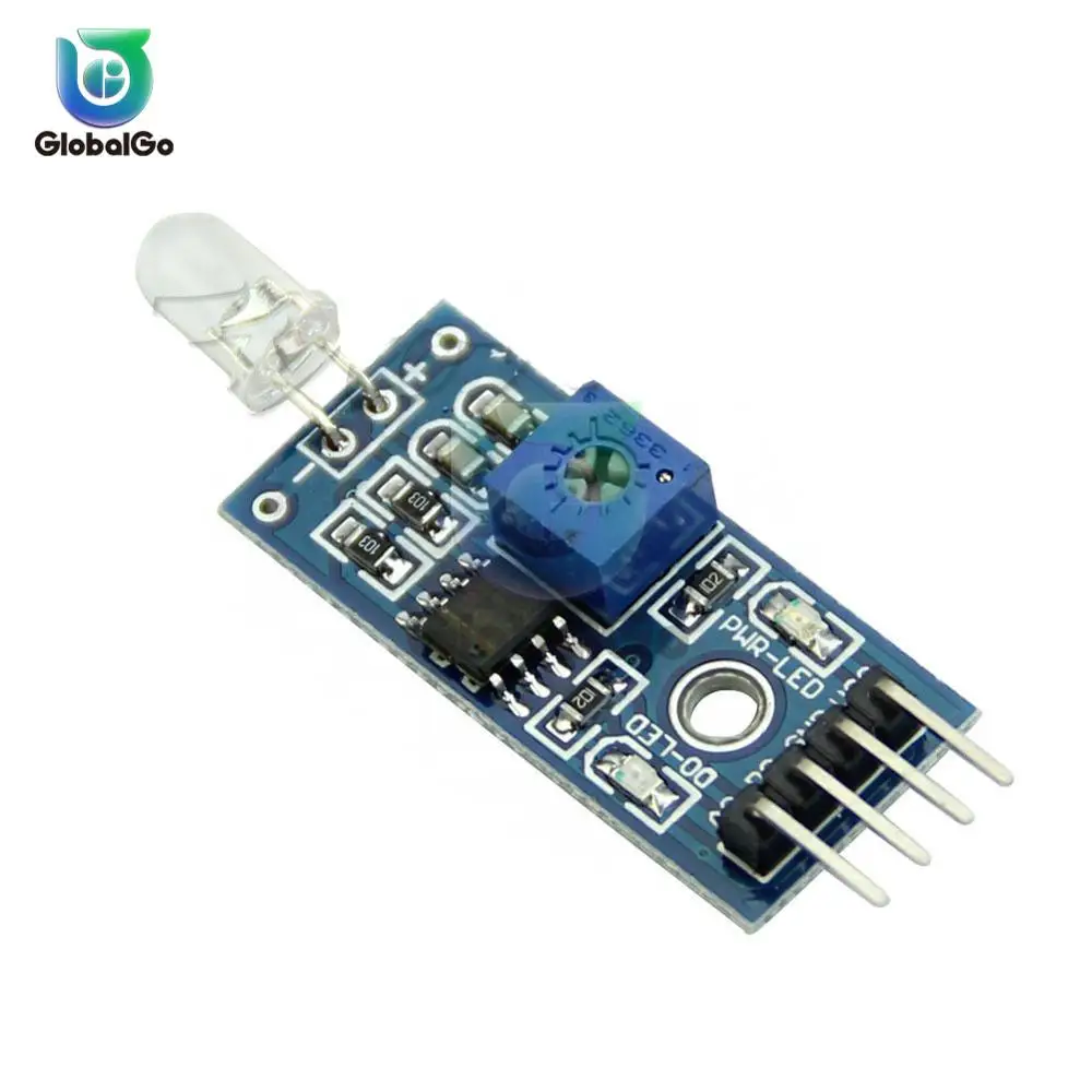 3.3V-5V 4PIN LM393 Light Sensor Switch Module Digital Photosensitive Diode Detection Switch Board Photodiode Module for Arduino