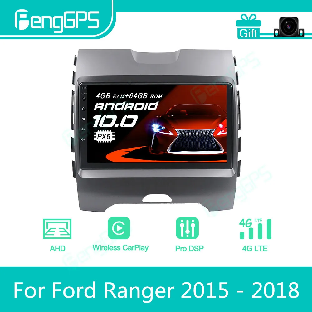 

Автомагнитола для Ford Ranger 2015-2018, Android, 2 Din, GPS-навигация