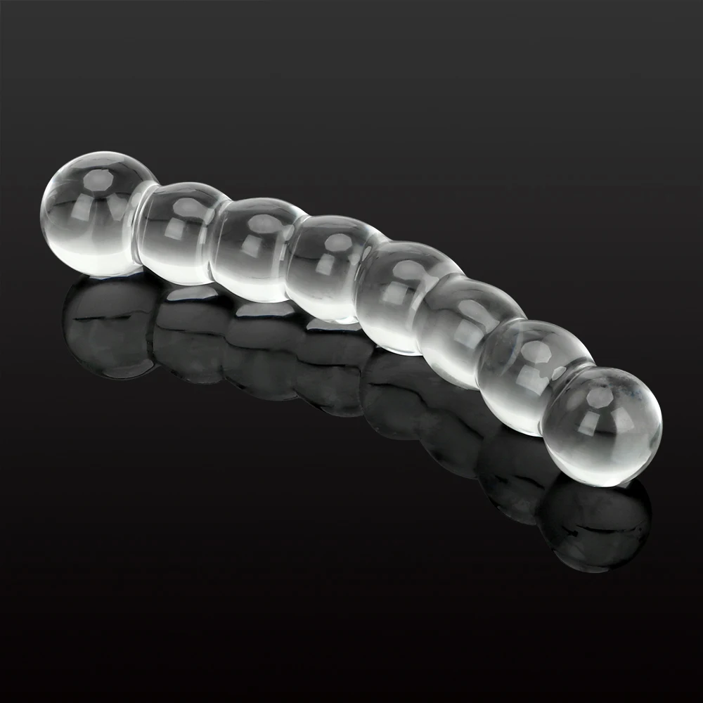 27-37mm Glass Anal Beads Butt Plug for Women Dildo Vaginal Dilator Female Masturbator Sex Toys Men 18 Adult Games Erotic Product