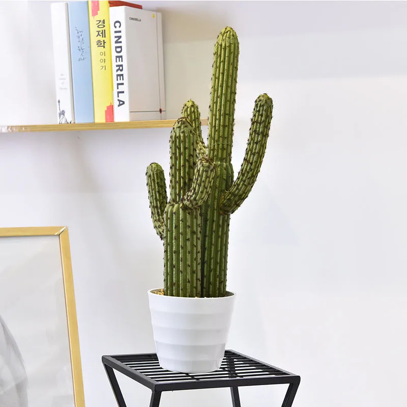 Artificial Cactus for Home Decoration, Green Plant, Ornaments for Hotel, Garden Display, Northern Europe, Physical Store