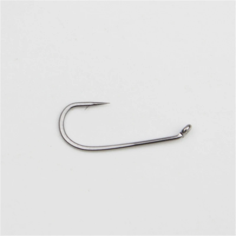 

Wholesale Bulk 500PCS Fly feeder Fishing carp Hook Eyed Circle Barbed Fishhooks Long Handle Shank jig head jighead peche pesca