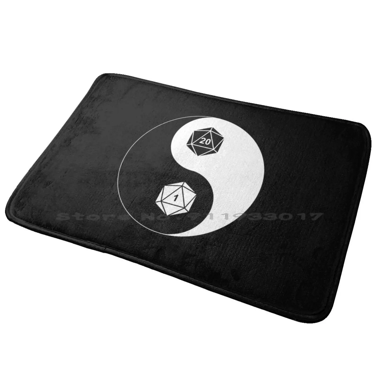 Yin Yang Dice Entrance Door Mat Bath Mat Rug Summer Collection 2021 Bff Christmas Holliday Anti-Slip Bedroom Kitchen Foot Mat