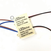 Hihg quality Isolated 600mA 1x3W Led Driver 1x3W Power Supply DC 3V - 5V AC 110V 220V 265V for LED lights
