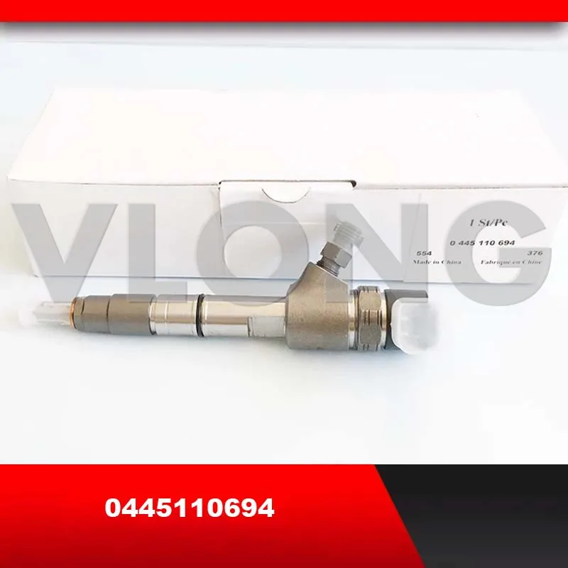 

0445110694 Diesel Fuel Injector 0 445 110 694 Common Rail Injection Nozzle For Jiangxi Wolf JE493L DCN4