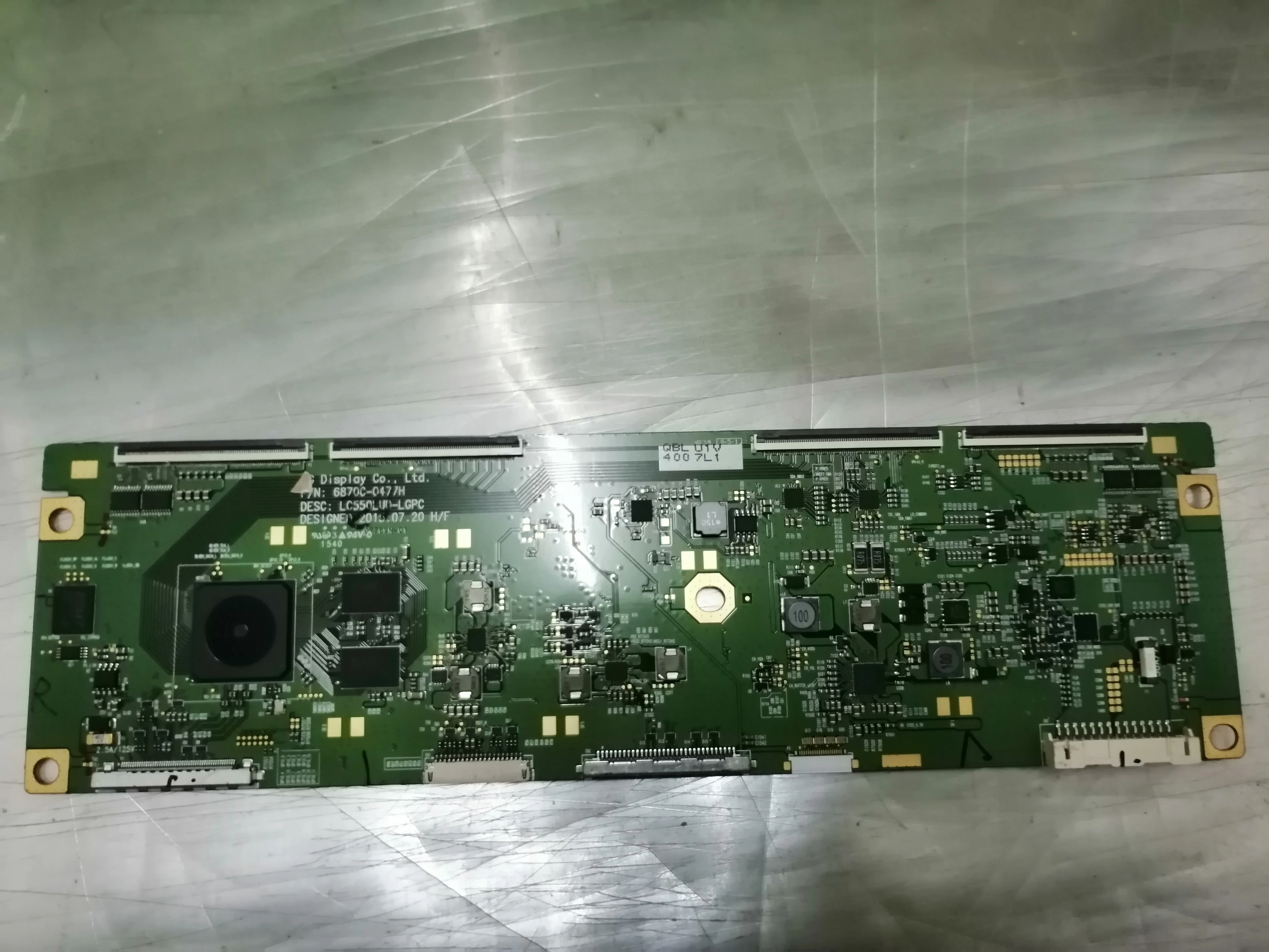 6870C-0477H LC550LUD-LGPC   logic board connect with LG55EG9100-CB T-CON connect board