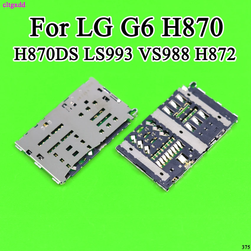 Устройство для чтения Sim-карт cltgxdd, фоторазъем для LG G6 H870 H870DS LS993 VS988 H872, разъем 2019, новинка
