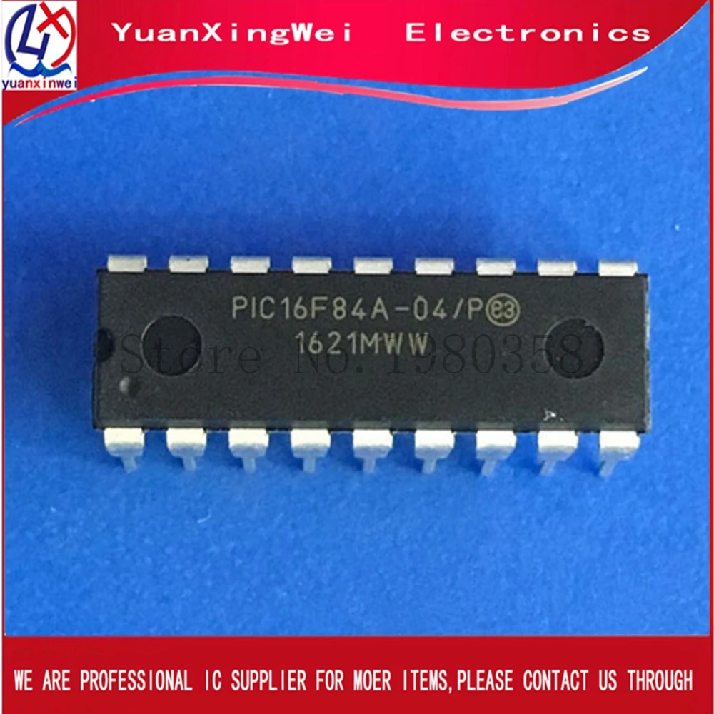 Free Shipping PIC16F84A-04/P PIC16F84A PIC16F84 16F84A 10pcs/lot DIP18 IC