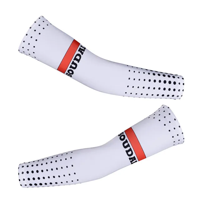 2019 LOTTO SOUDAL  TEAM NEW Men's Cycling Arm Warmers Breathable Outdoor Sports MTB Bike Bicycle Armwarmers One Pair