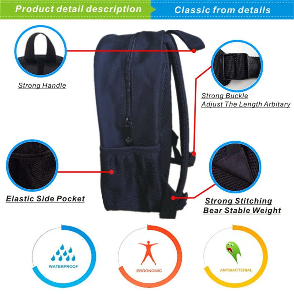 Anime One Punch Man Backpack Student School Bag Cosplay Backpack Boy Girl Travel Rucksack Gift