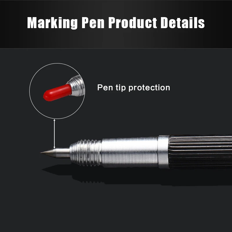Glass Ceramic Marker Pen Double-headed Tile Glass Cutting Machine Construction Tool Accessories Machine Pen Glass Knife Scriber