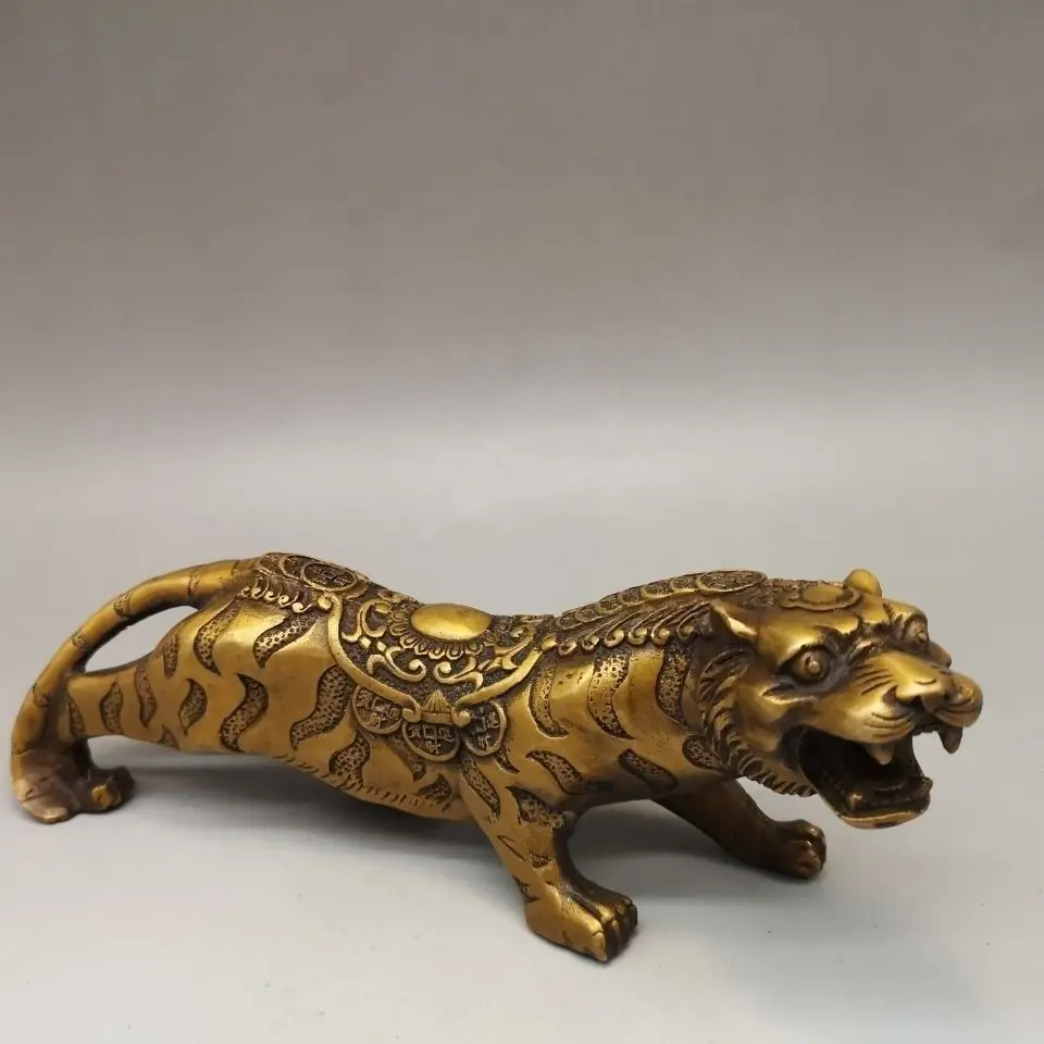 

Seiko Brass Tiger Ornaments, Exquisite Feng Shui, Home Ornaments