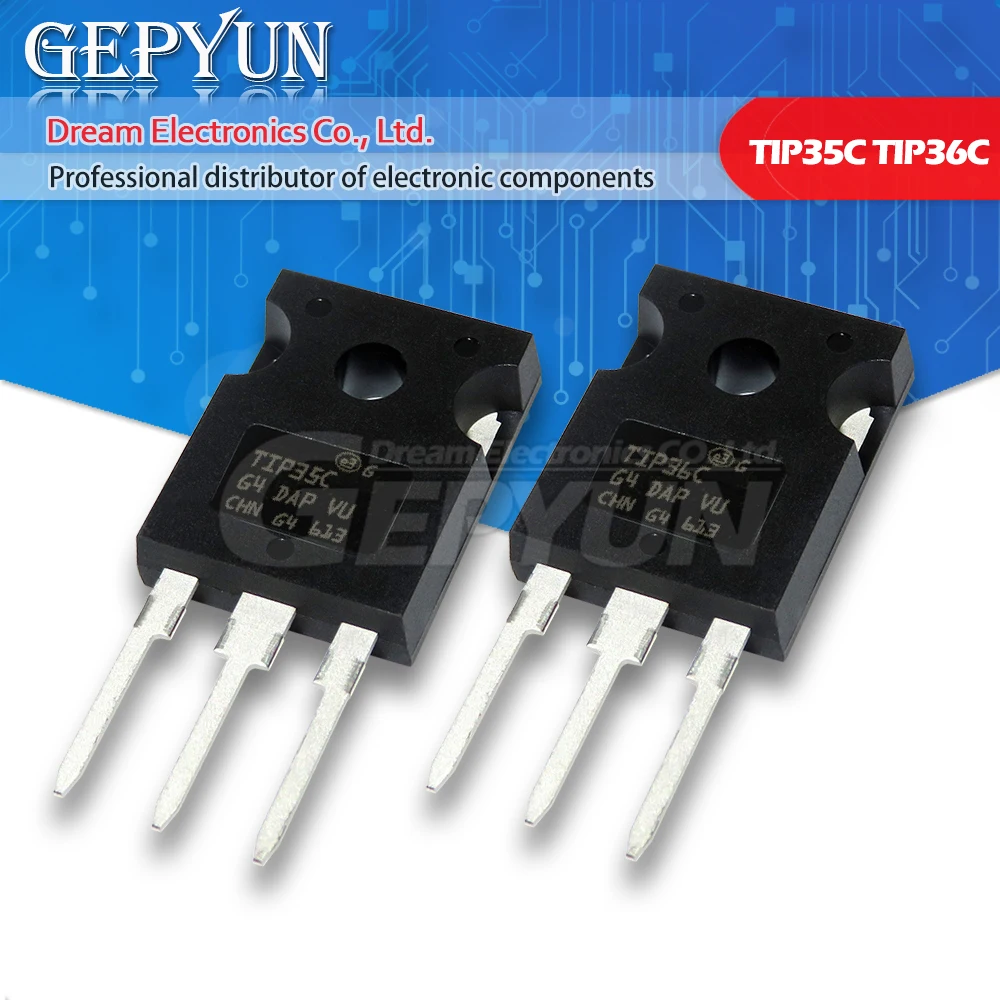 10 قطعة TIP35 TIP36 إلى 247 ( 5psc TIP35C + 5 قطعة TIP36C ) TO247