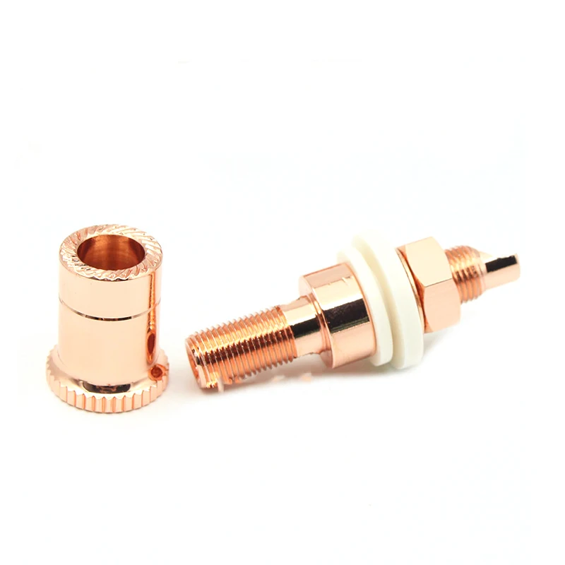 Hifi audio speaker copper socket hifi audio speaker connector amplifier terminal binding Post banana plug socket connector