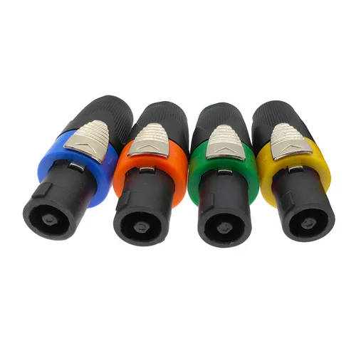 Imagen 2 del producto Conector Powercon de altavoz Speakon enchufe de 4 polos macho enchufe de alimentación de audio profesional