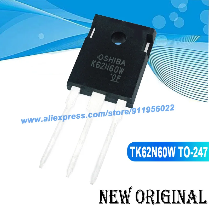 (5 pièces) K62N60W TK62N60W TO-247 600V 62A