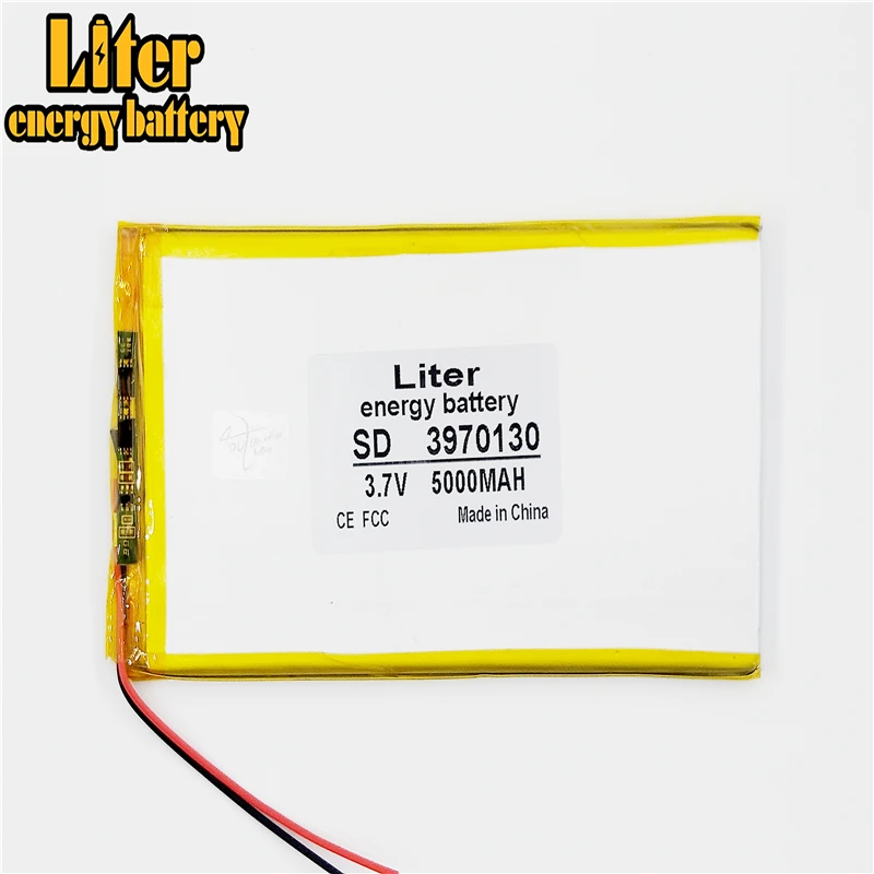 Tablet battery 3.7V 5000mAh 3970130 Universal Li-ion battery for tablet pc 7 inch 8 inch 9 inch V811 812 Battery