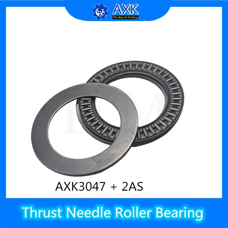 

AXK3047 + 2AS Thrust Needle Roller Bearing With Two AS3047 Washers 30*47*4mm ( 10 Pcs) AXK1106 889106 NTB3047 Bearings