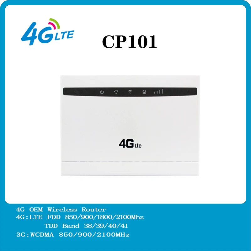 New CP101 4G Wireless Router CAT4 With Antenna  Mobile Hotspot 150Mbps High Speed PK B315,B525