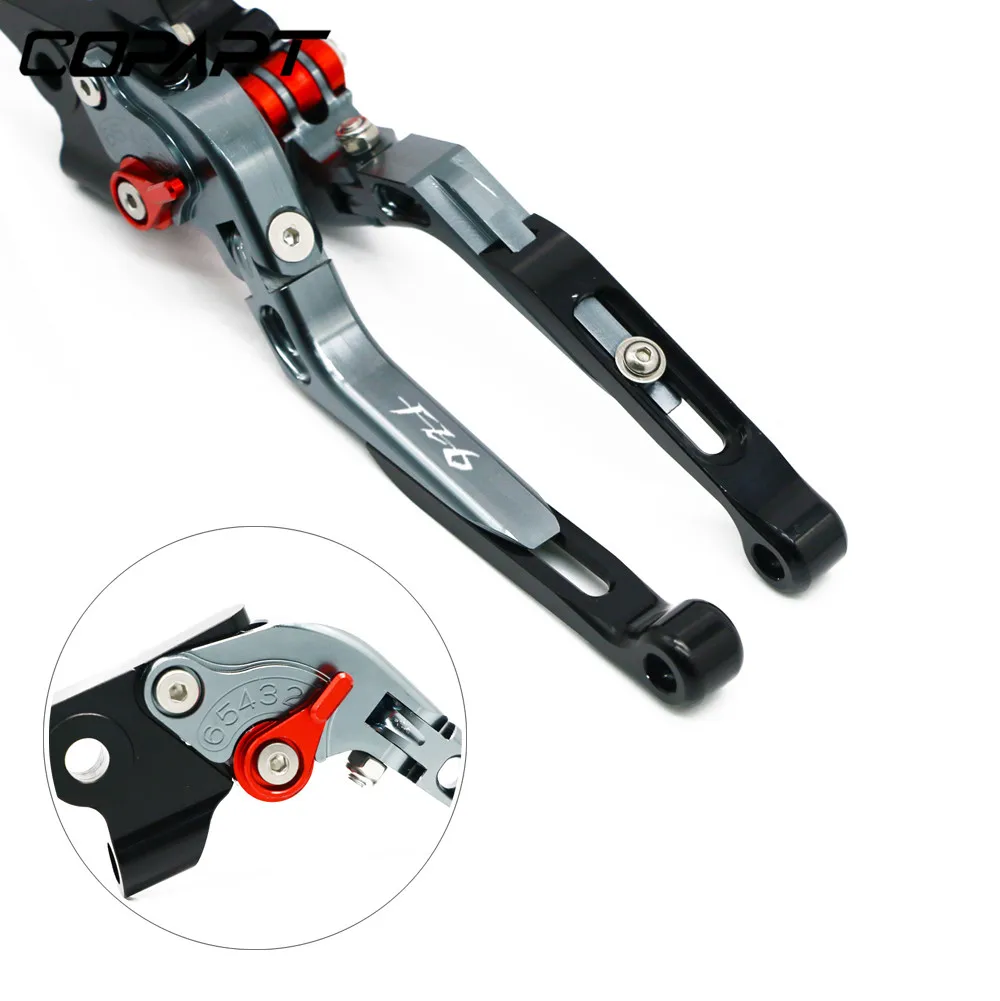 For Yamaha FZ6 FZ 6 FAZER 2004-2010 XJ6 FZ6R 2009-2020 FZ8 2011-2015 Motorcycle Adjustable Folding Extendable Brake Clutch Lever