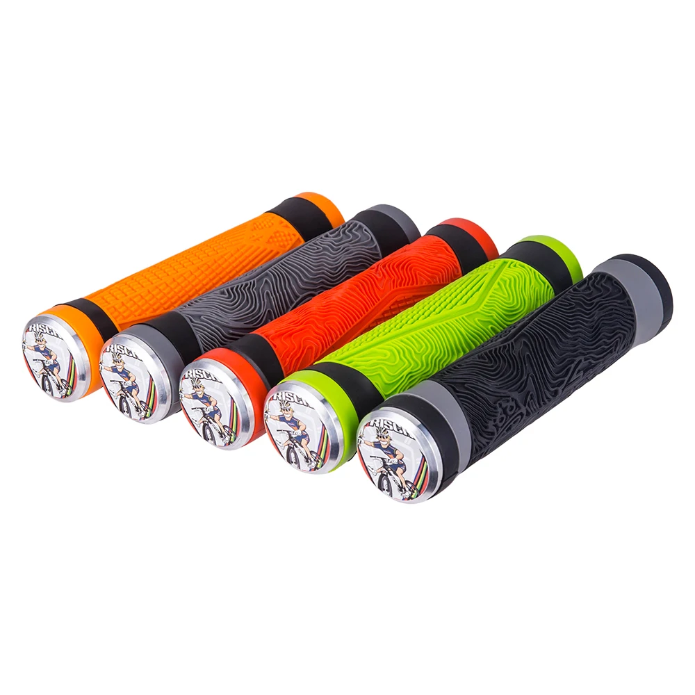 

MTB Road Bike Lockable Grips Push Pure Silicone Gel grip Shock-absorbing Grips Mountain Bike Folding Bike Handlebar Gear Grips