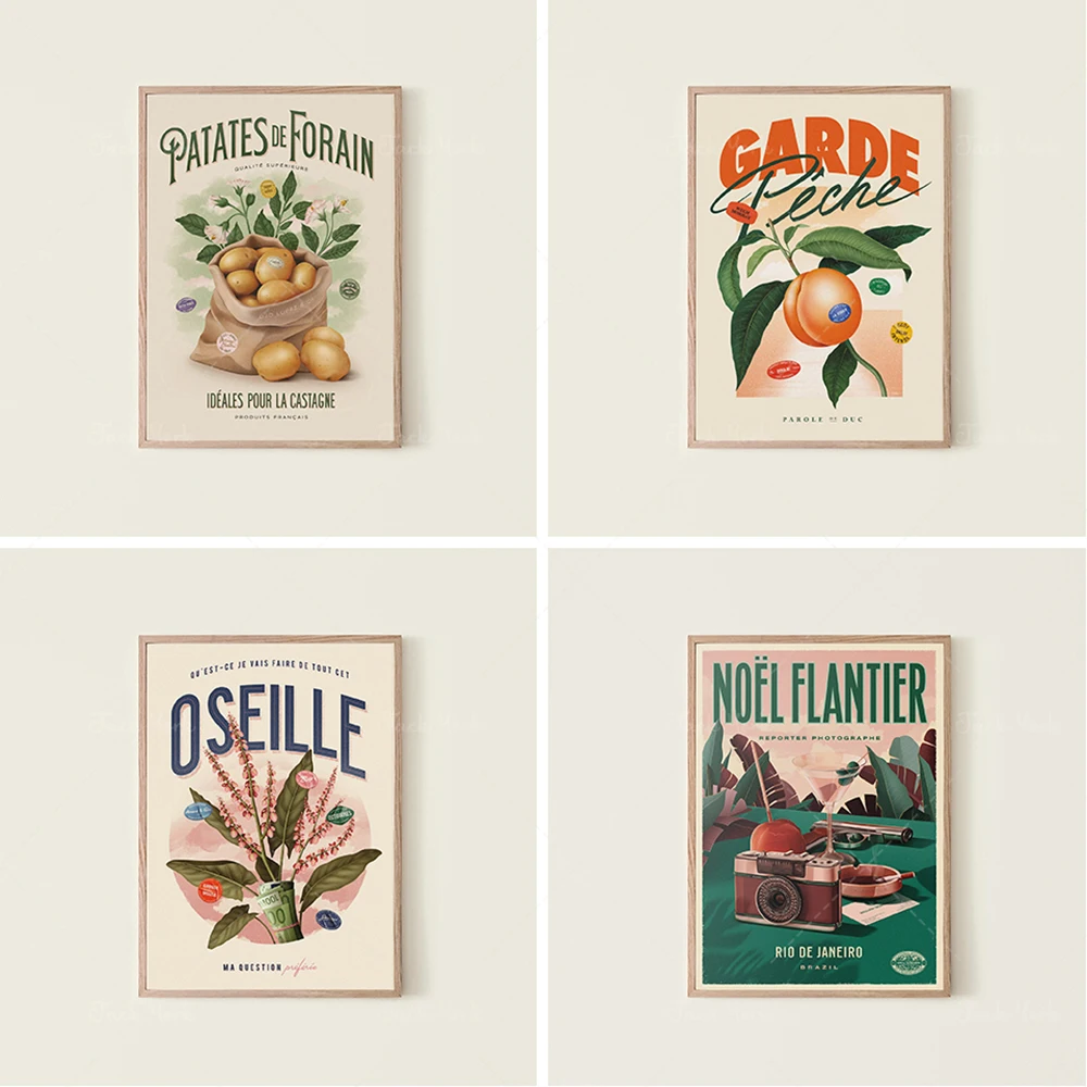 

Oseille - Poster,Garde la pêche - Poster ,Patates de forain - Poster