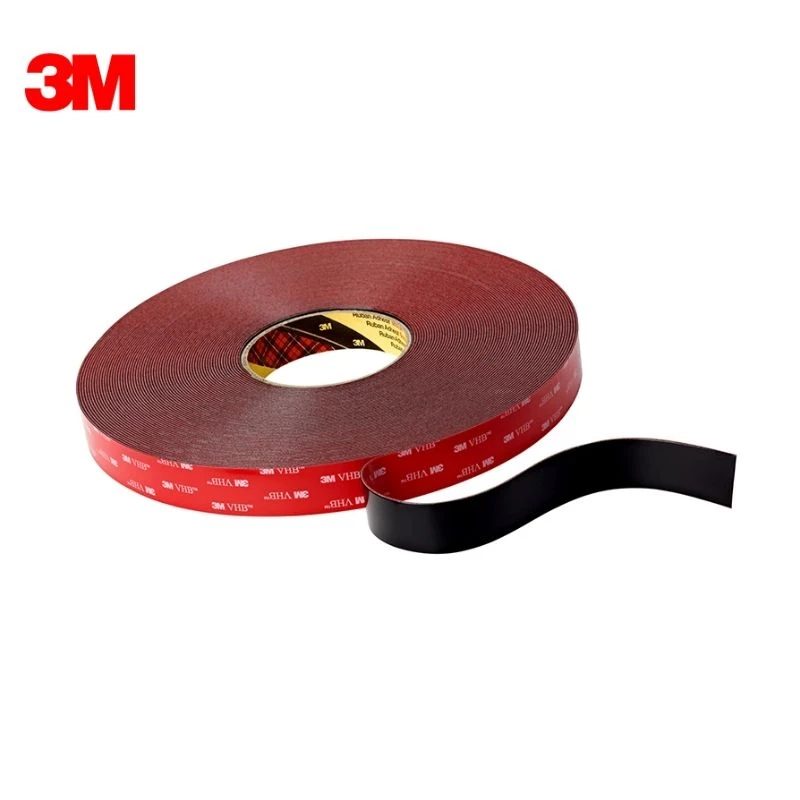 Imagem -06 - Heavy Duty Fita de Montagem 3m 5915 Vhb 0.4 mm Grosso mm x 6yd Rolo Dropshipping Preto