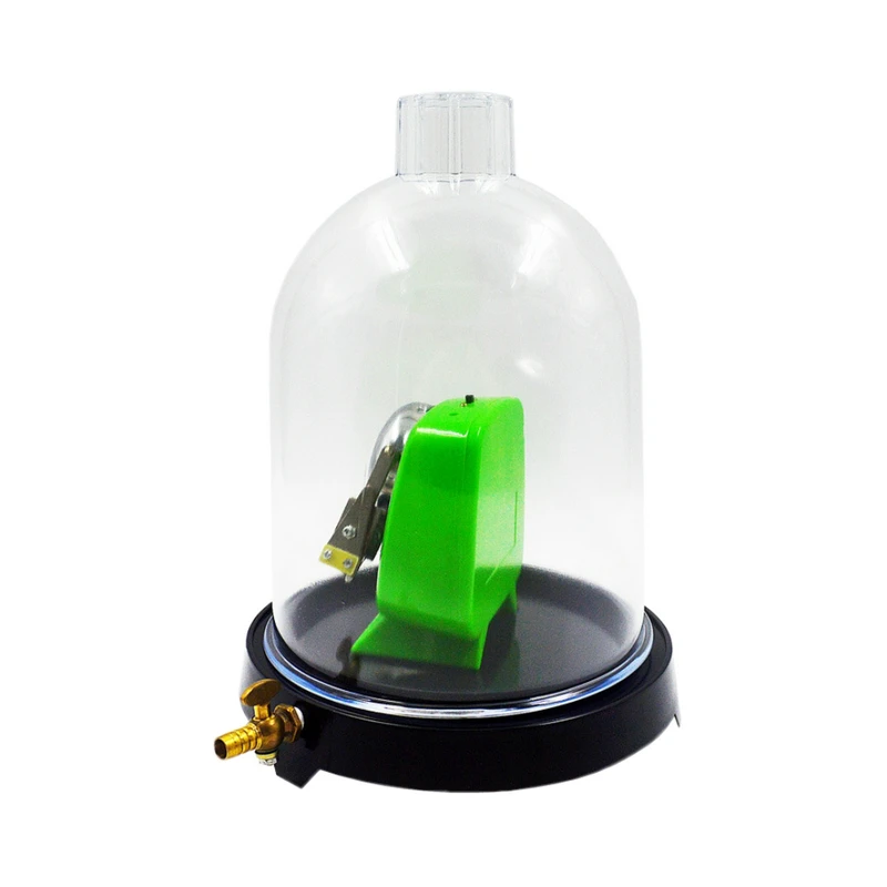 Vacuum Hood Suction Disc Bell In Vacuum Laboratory Plastic Jar Sound Physics Scientific Experimental Tool