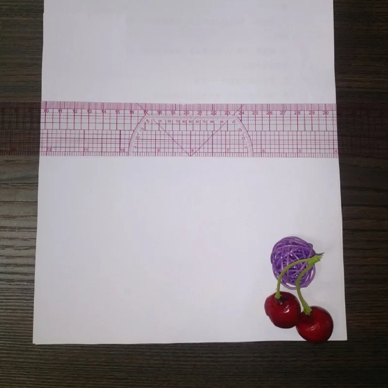 40 centimetri Grafico Righello Indumento Modellistica Righello Trasparente Righello Dritto B67