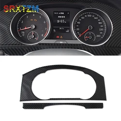For Volkswagen Vw Golf 7 Gti Mk7 2014-2019 Carbon Fiber Dashboard Center Display Screen Panel Cover Sticker Decal Accessories