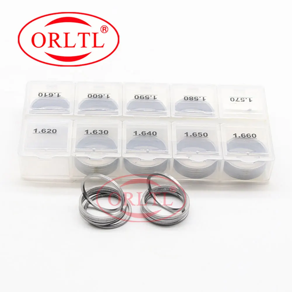 Ortll B21 B23 B24 B27 rondella Shim dimensioni 1.50-1.95mm 50 pz Common Rail iniettore riparazione guarnizioni regolazione Kit guarnizioni per Denso