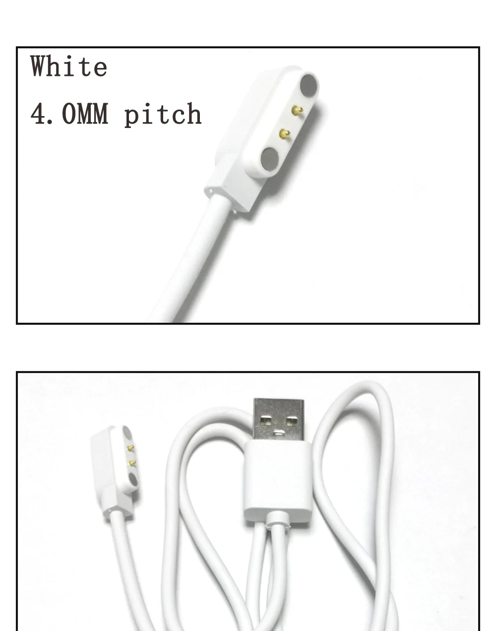 2Pin Pogo Magnet Cable for Kids Smart Watch Charging CableUSB4.0Cable for Q750S T88 A20 A20S TD05 V6G Magnetic charge connector