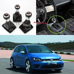 5/6 Speed Manual Stick Gear Shift Knob For VW Golf 7 For GTI GTD RLine 2013 2014 2015 2016 2017