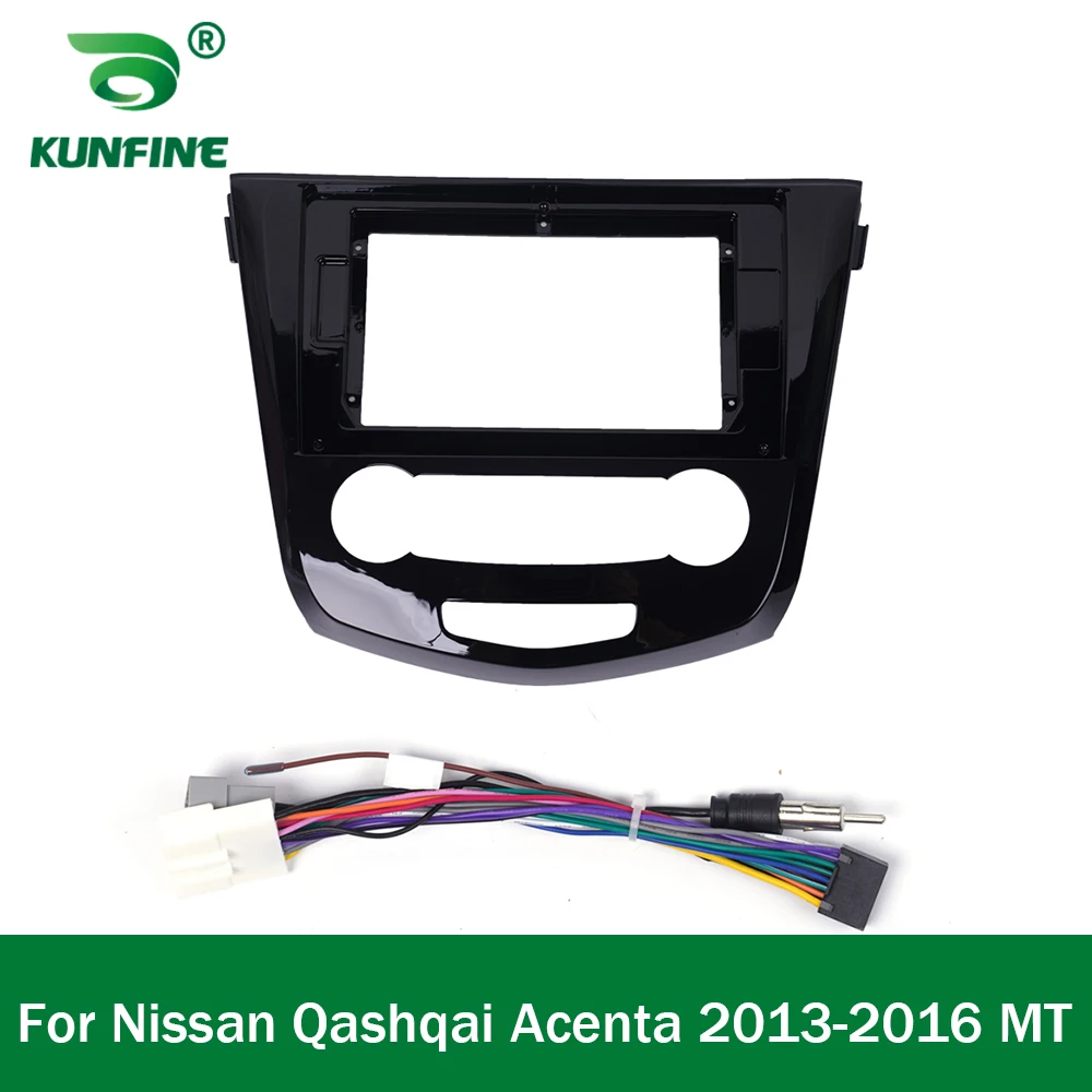 

2Din 10-дюймовый автомобильный Android-радио, адаптер рамки для Nissan Qashqai Acenta 2013-2016, аудио стерео приборная панель, рамка Ki