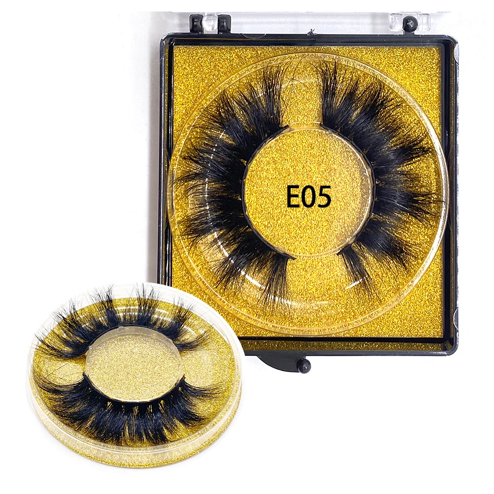 6D 22mm Make Up Mink Hair False Eyelashes Natural Curvature Eye Lashes Lifelike Perfect Eyes Increase Eyesight D22