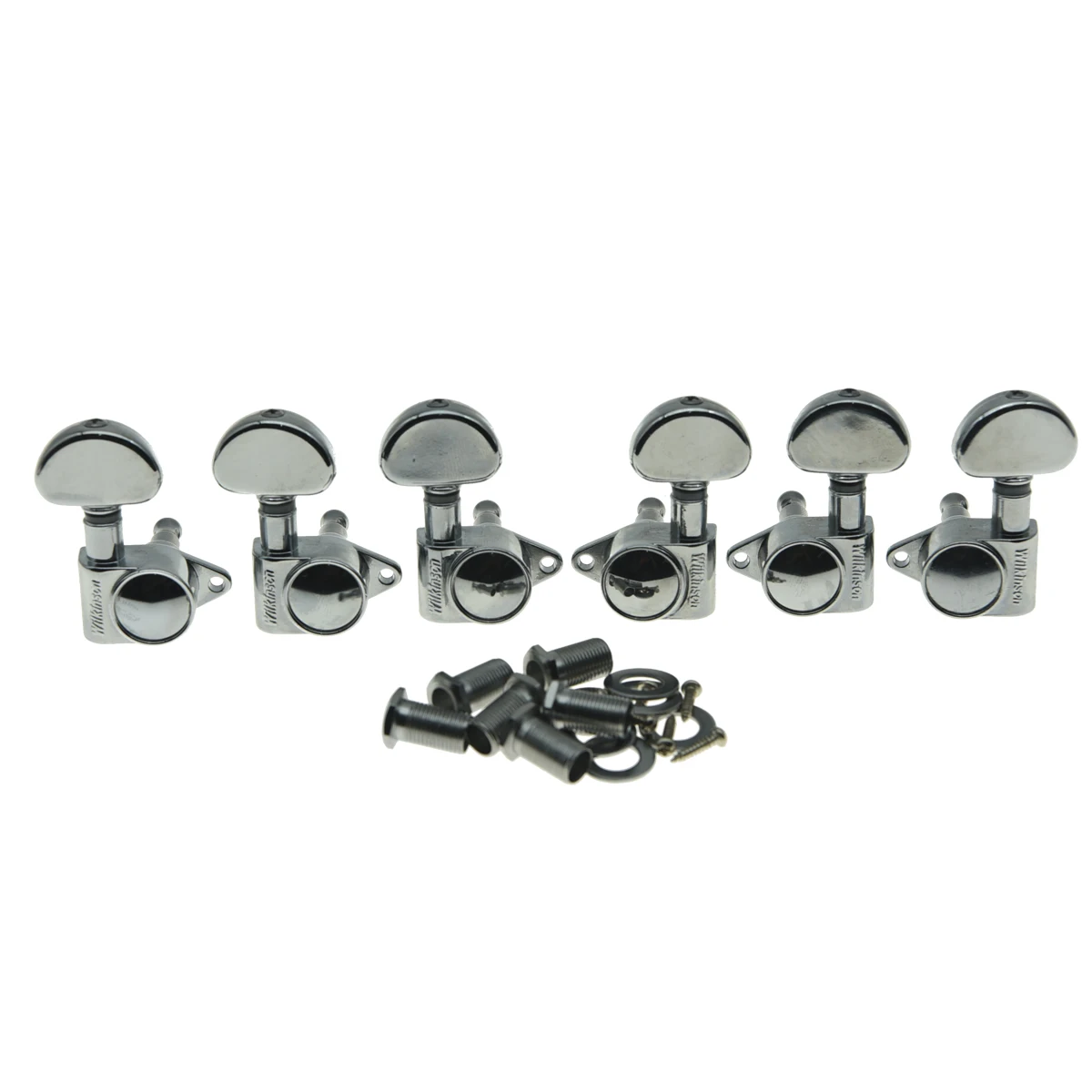 Wilkinson 3x3 ROTO Style Full Size Sealed Guitar Tuners Tuning Keys Pegs Guitar Machine Heads Fits Gibson or Acoustic Guitars