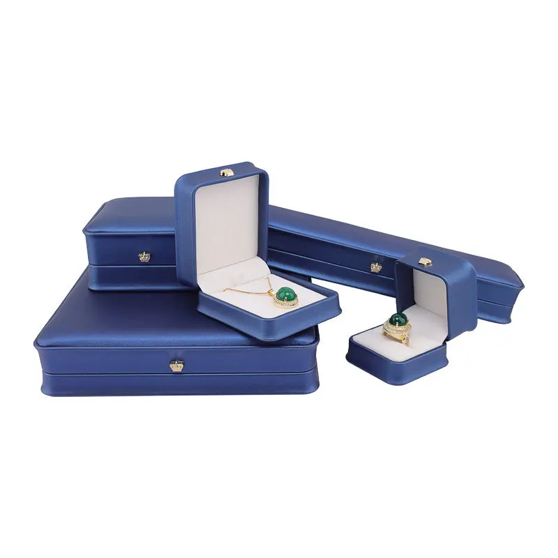 Women Jewelry Gift Box Necklace Storage Box Ring Show Stand Long Chain Organizer Jewelry Packing Bags  Jewelry Display Set Box