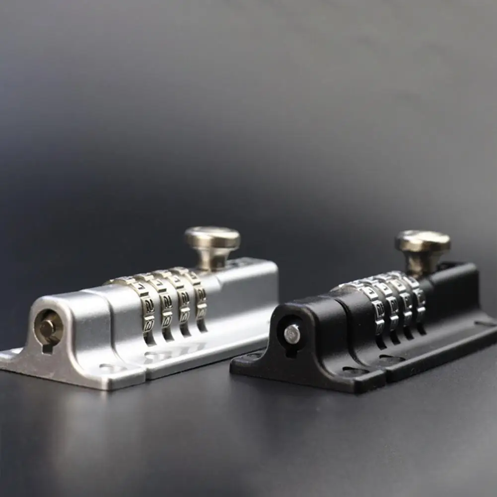 Black/Silver Color  Safe Modern Simple Sliding Door Bolt Code Lock Widely Used Door Bolt Code Lock Safe   for Door