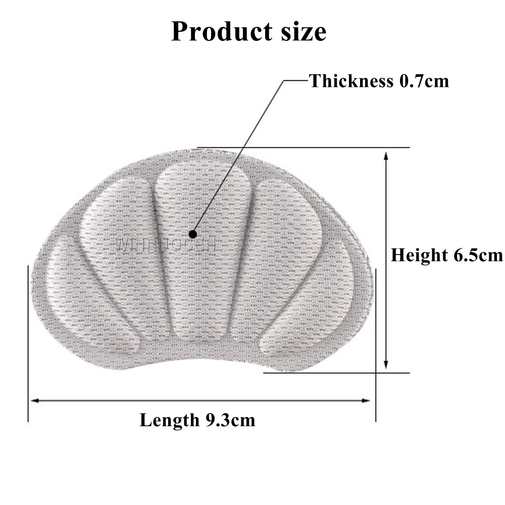 Soft Anti Slip Half Insoles Anti-dropping Sport Sneaker Heel Anti Blister Friction Insert  Liner Grips Self-Adhesive Pads