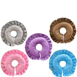 Zipper Removable Facial Massage Sleeping Pillow for Beauty Salon Massage Tool Flower Shape Bed Pillow with Insert Almohada