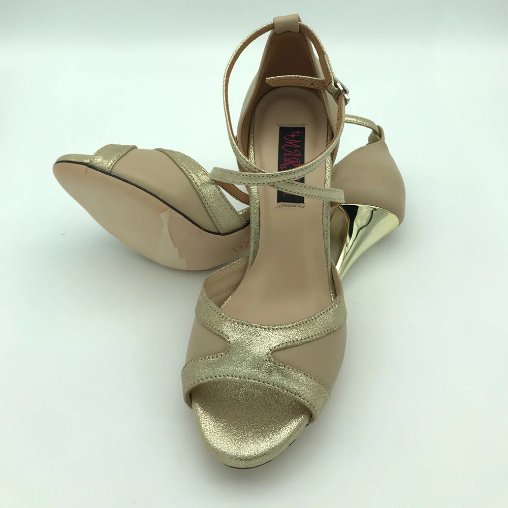 Argentina Tango Dance Shoes  Party Shoes Wedding Shoes  leather outsole T623405GNL in 9cm heel 7.5cm available