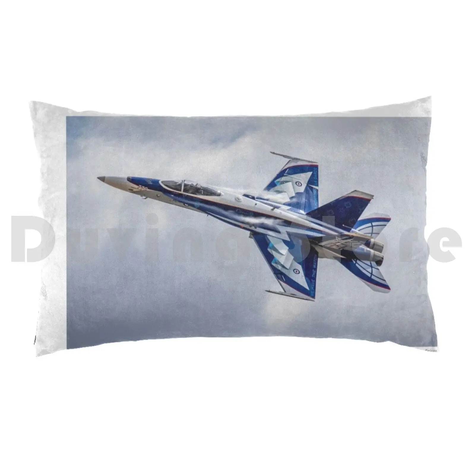 Rcaf F18 Hornet At Riat Pillow Case DIY 50*70 Rcaf F18 Hornet Rcaf Canadian Air Force F18 Hornet Rcaf Hornet Canadian Air