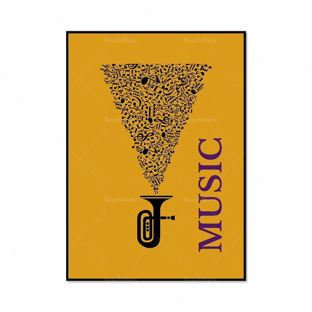 Retro music wall art, retro tape print, cassette, music guitar, piano, saxophone music printable retro music poster, gift for mu