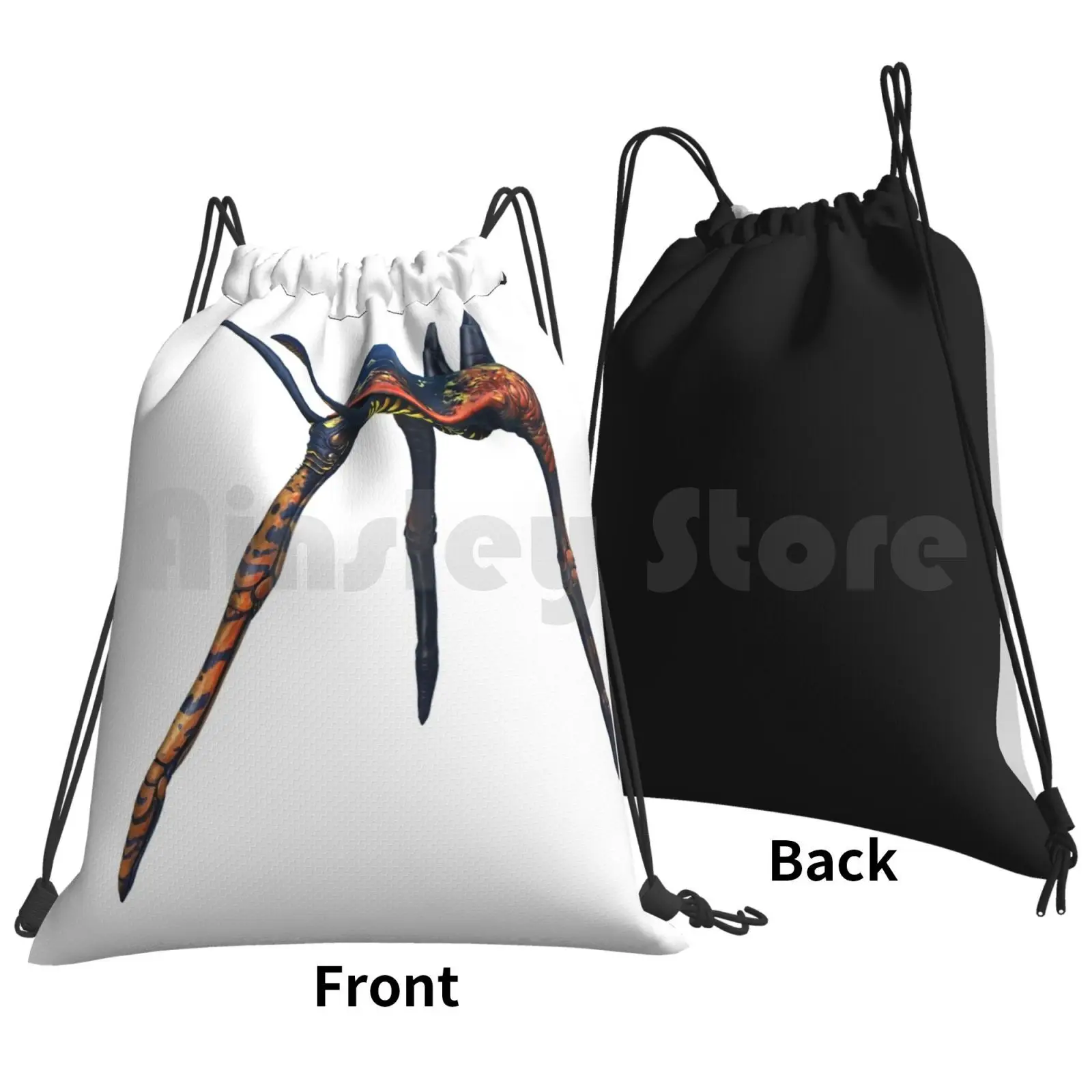 Sea Treader Backpack Drawstring Bags Gym Bag Waterproof Underwater Diver Unknown Worlds Games Gamer Sci Fi Fish