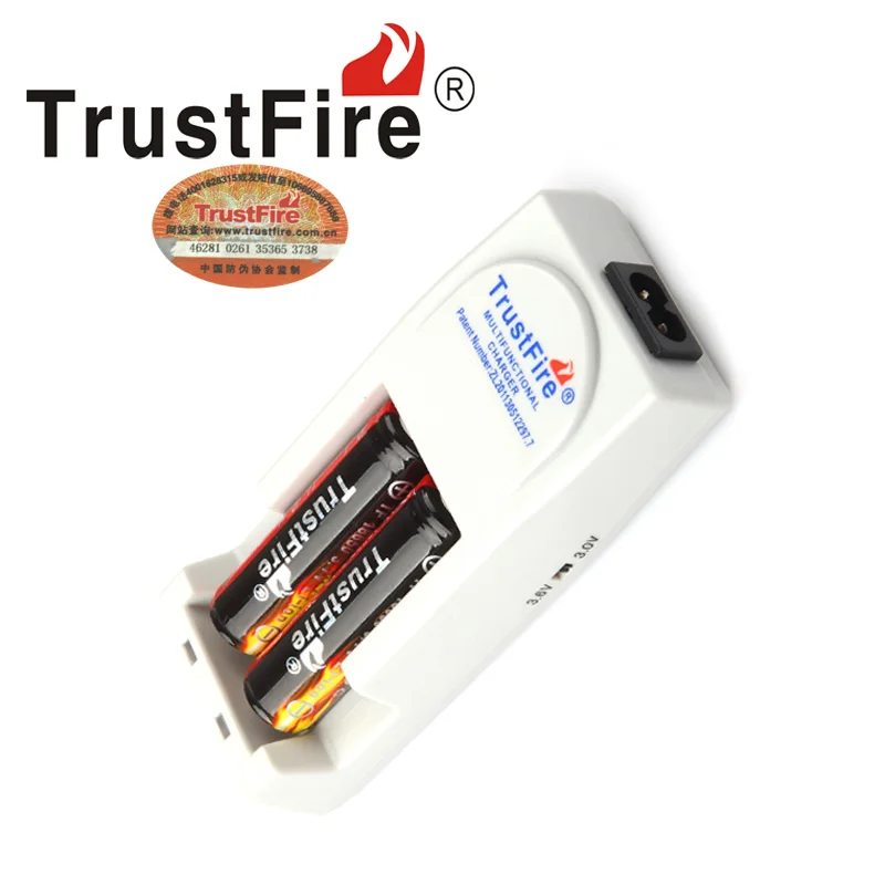 

TrustFire TR-001 Li-ion Battery Charger + 2*TrustFire 18650 2400mAh 3.7V Rechargeable Protected Lithium Batteries,20set/lot