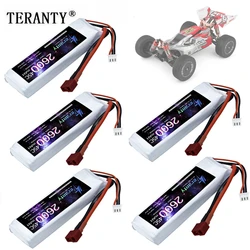 Original 7.4 V 2600mAh Lipo battery T Plug for Wltoys 1/14 144001 RC car boat Lipo battery for Wltoys 144001 car