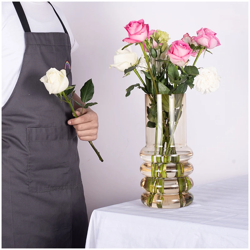 

Vases Color Glass Nordic Home Decor Living Room Accessories искуственные цветы вазе интерьер для дома декор декор комнаты