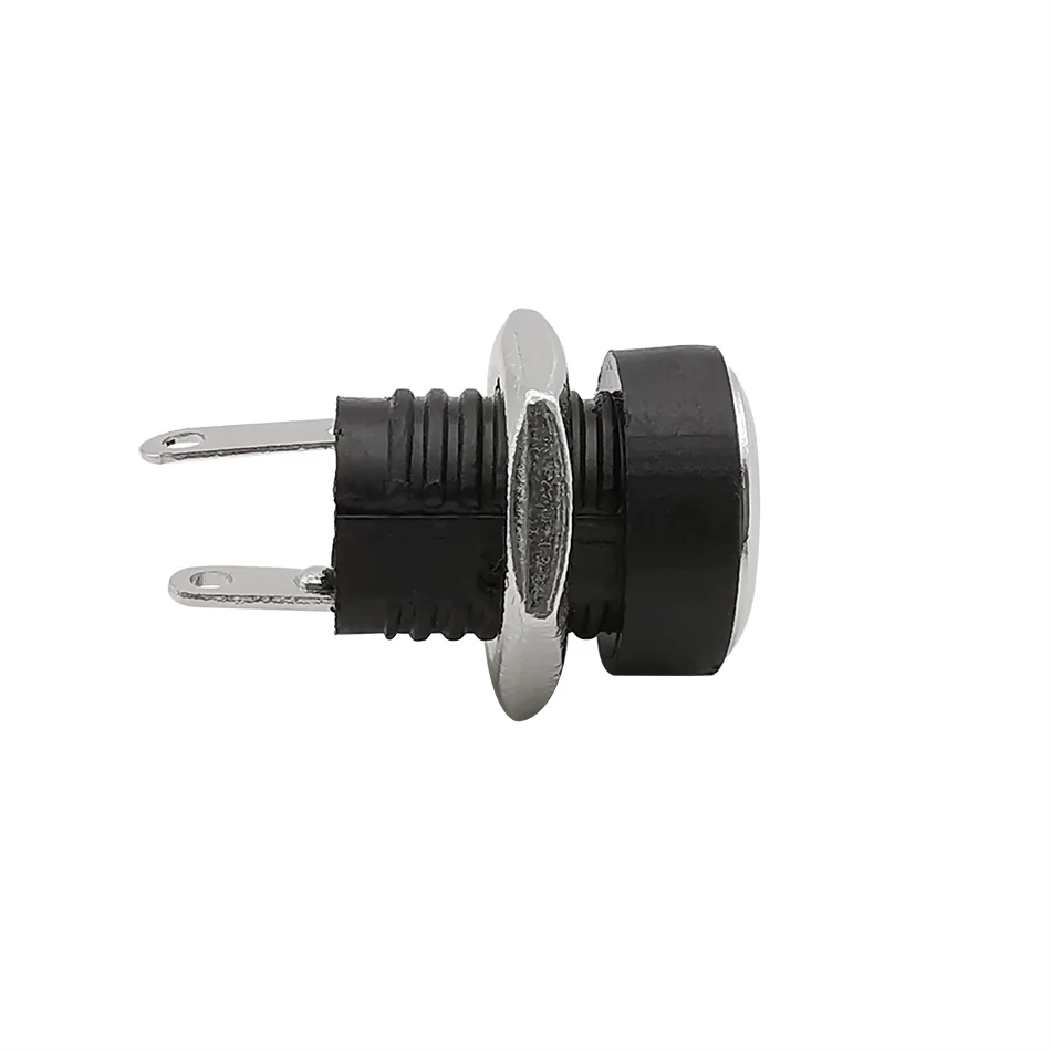 5Pcs DC Power Adapter DC Jack Connector DC022B 3.5x1.3mm Female Panel Mount Connector Plug Adapter 2 Pins 3.5*1.3mm DC-022B
