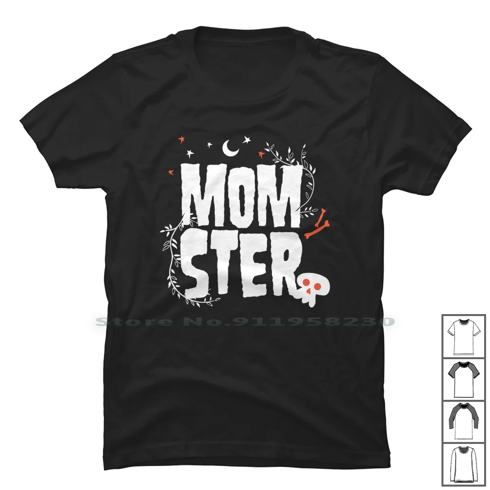 Momster T Shirt 100% Cotton Cartoon Movie Comic Tage Moms Game Mom Age St Om Ny Me